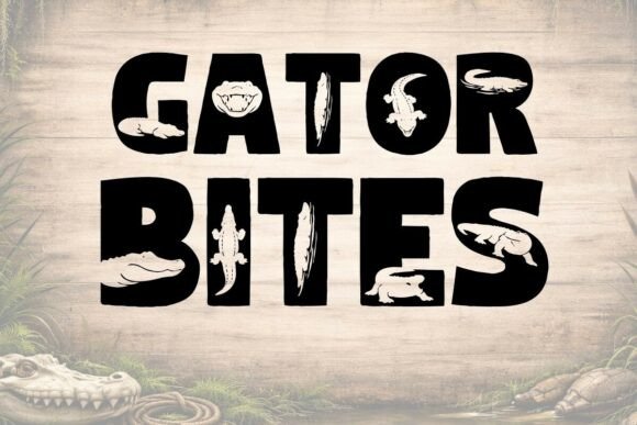 Gator Bites Font - Featured Image