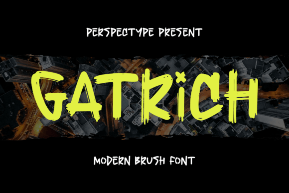 Gatrich Font - Featured Image