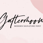 Gattermoon Font - Featured Image