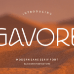 Gavore Font - Featured Image