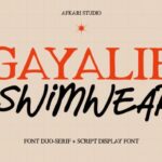 Gayalie Swimwear Font - Featured Image