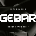 Gebar Font - Featured Image