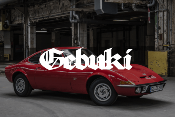 Gebuki Font - Featured Image