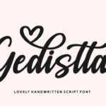 Gedistta Font - Featured Image