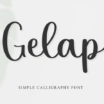 Gelap Font - Featured Image