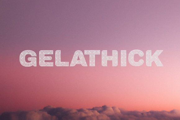 Gelathick Font - Featured Image
