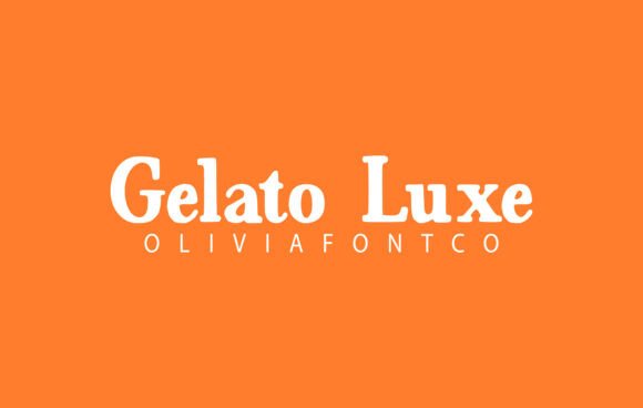 Gelato Luxe Font - Featured Image