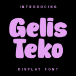 Gelis Teko Font - Featured Image