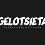 Gelotsieta Font - Featured Image
