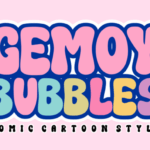 Gemoy Bubbles Font - Featured Image