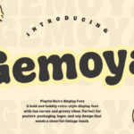 Gemoya Font - Featured Image