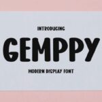 Gemppy Font - Featured Image