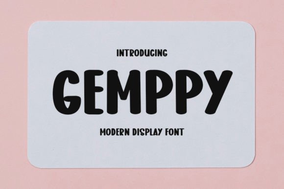 Gemppy Font - Featured Image