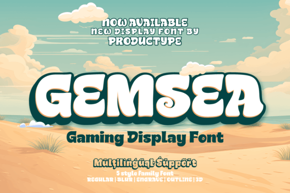 Gemsea Font - Featured Image
