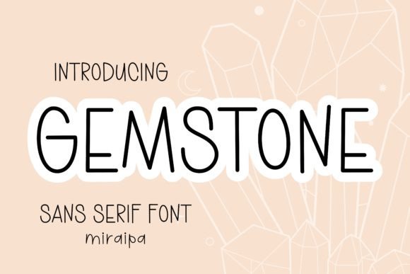 Gemstone Font - Featured Image