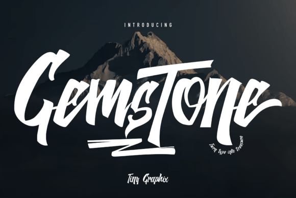 Gemstone Font - Featured Image