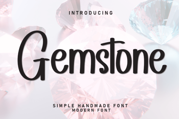 Gemstone Font - Featured Image