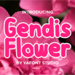 Gendis Flower Font - Featured Image