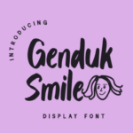 Genduk Smile Font - Featured Image