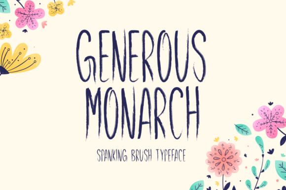 Generous Monarch Font - Featured Image