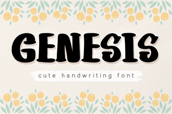 Genesis Font - Featured Image
