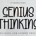 Genius Thinking Font - Featured Image