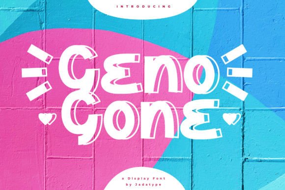 Geno Gone Font - Featured Image