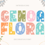 Genoa Flora Font - Featured Image