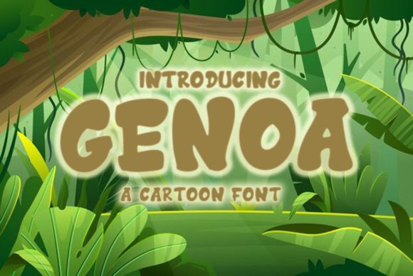 Genoa Font - Featured Image