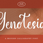 Genotesia Font - Featured Image