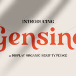 Gensino Font - Featured Image