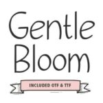Gentle Bloom Font - Featured Image