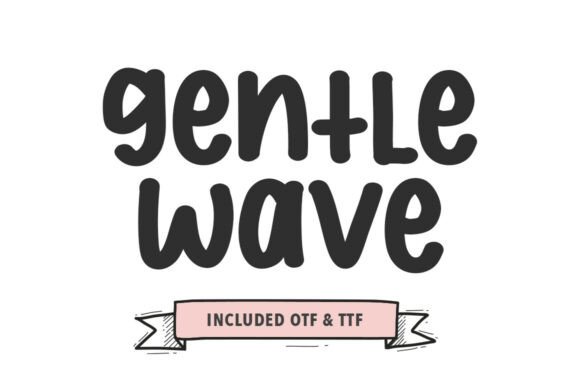 Gentle Wave Font - Featured Image