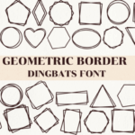 Geometric Border Font - Featured Image