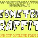 Geometric Graffiti Font - Featured Image