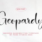 Geopardy Font - Featured Image