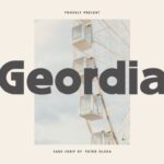 Geordia Font - Featured Image