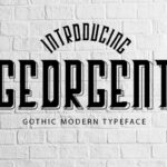 Georgent Font - Featured Image