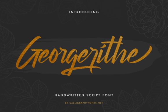 Georgerithe Font - Featured Image