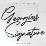 Georgiess Signature Font - Featured Image