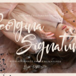 Georgina Signature Font - Featured Image