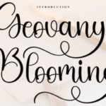 Geovany Blooming Font - Featured Image