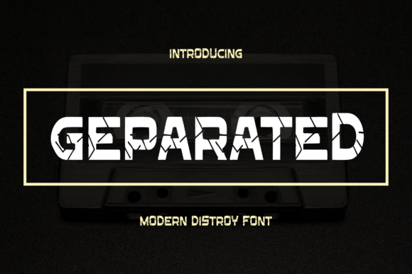 Geparated Font - Featured Image