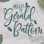 Gerald Battom Font - Featured Image