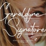 Geraldyne Signature Font - Featured Image
