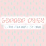 Gerber Daisy Font - Featured Image