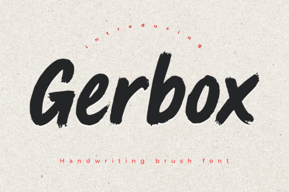 Gerbox Font - Featured Image