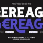 Gereage Font - Featured Image
