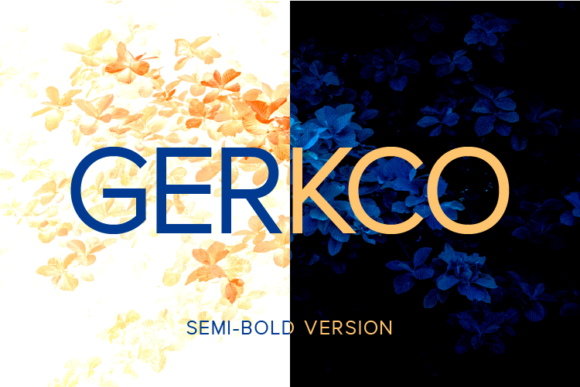Gerkco Semi-Bold Font - Featured Image