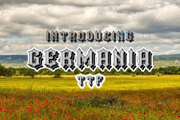 Germania Font - Featured Image